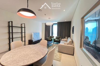 Apartment - 1 - 2 for rent in Lusail Marina Heights - Marina District - Lusail