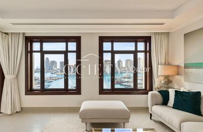 Apartment - 1 Bedroom - 2 Bathrooms for sale in West Porto Drive - Porto Arabia - The Pearl Island - Doha Apartment - 1 Bedroom - 2 Bathrooms for sale in West Porto Drive - Porto Arabia - The Pearl Island - Doha