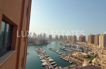 Apartment - 1 Bedroom - 2 Bathrooms for rent in East Porto Drive - Porto Arabia - The Pearl Island - Doha