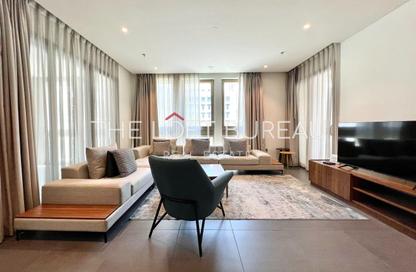 Apartment - 3 Bedrooms - 4 Bathrooms for rent in Wadi 2 - Wadi - Msheireb Downtown Doha - Doha