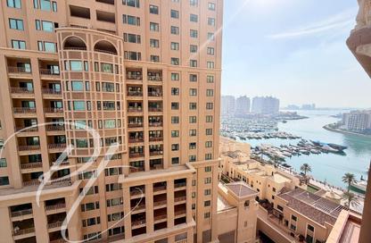 شقة - غرفة نوم - 2 حمامات للايجار في برج 18 - بورتو أرابيا - جزيرة اللؤلؤة - الدوحة