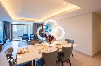 Apartment - 2 Bedrooms - 3 Bathrooms for rent in Abraj Bay - Abraj Quartiers - The Pearl Island - Doha