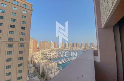 Apartment - 1 Bedroom - 2 Bathrooms for rent in One Porto Arabia - Porto Arabia - The Pearl Island - Doha