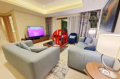 Apartment - 3 Bedrooms - 4 Bathrooms for rent in Abraj Bay - Abraj Quartiers - The Pearl Island - Doha