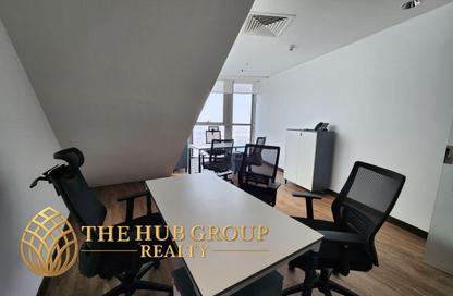 Office Space - 1 Bedroom - 2 Bathrooms for rent in Palm Tower B - Palm Towers - West Bay - Doha