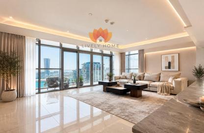 Apartment - 1 Bedroom - 2 Bathrooms for rent in Seef Lusail Tower 1 - Seef Lusail - Lusail City - Lusail Apartment - 1 Bedroom - 2 Bathrooms for rent in Seef Lusail Tower 1 - Seef Lusail - Lusail City - Lusail
