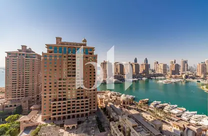 Apartment - 1 Bedroom - 2 Bathrooms for rent in Tower 29 - Porto Arabia - The Pearl Island - Doha