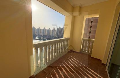 Apartment - Studio - 1 Bathroom for rent in Viva West - Viva Bahriyah - The Pearl Island - Doha