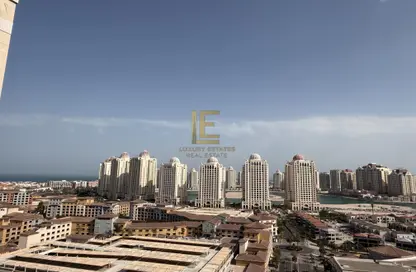 شقة - 2 غرف نوم - 2 حمامات للايجار في فيفا غرب - فيفا بحرية - جزيرة اللؤلؤة - الدوحة