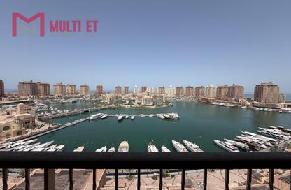 Apartment - 1 Bedroom - 2 Bathrooms for rent in West Porto Drive - Porto Arabia - The Pearl Island - Doha