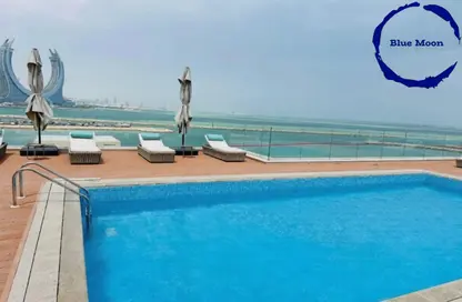 شقة - 3 غرف نوم - 4 حمامات للبيع في كريستال ريزيدنس - جزيرة جيوان - جزيرة اللؤلؤة - الدوحة