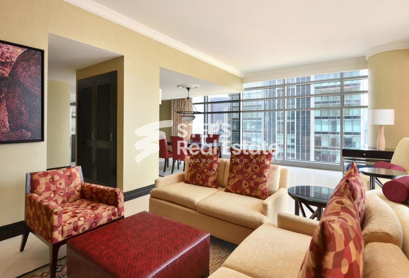New Furnished Flat for Rent with Balcony, West Bay