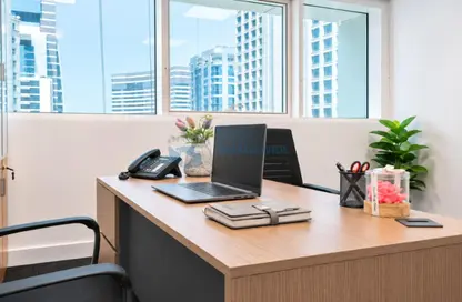 Office Space - Studio - 4 Bathrooms for rent in Al Jazeera Tower - West Bay - West Bay - Doha