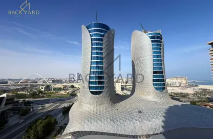 Apartment - 2 Bedrooms - 3 Bathrooms for rent in Lusail Marina Heights - Marina District - Lusail