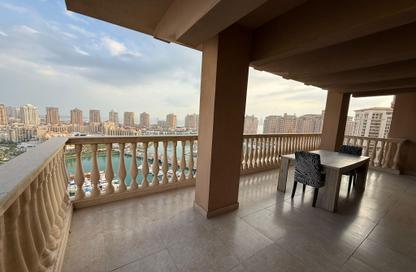 Apartment - 3 Bedrooms - 5 Bathrooms for rent in East Porto Drive - Porto Arabia - The Pearl Island - Doha