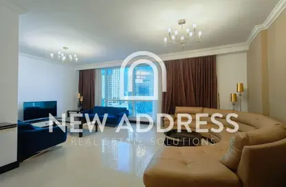 Apartment - 2 Bedrooms - 3 Bathrooms for rent in West Bay Tower - West Bay - West Bay - Doha