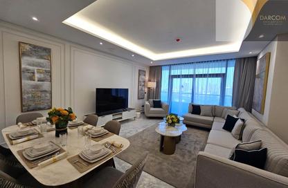 Apartment - 2 Bedrooms - 3 Bathrooms for rent in Lusail Marina Heights - Marina District - Lusail