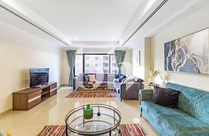 Apartment - 1 Bedroom - 2 Bathrooms for rent in West Porto Drive - Porto Arabia - The Pearl Island - Doha