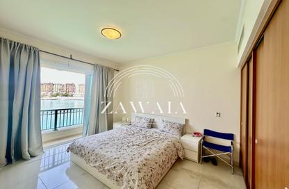 Apartment - 2 Bedrooms - 2 Bathrooms for rent in Viva East - Viva Bahriyah - The Pearl Island - Doha