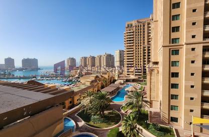 Apartment - 2 Bedrooms - 3 Bathrooms for rent in East Porto Drive - Porto Arabia - The Pearl Island - Doha