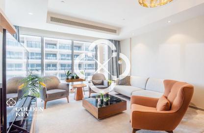 Apartment - 2 Bedrooms - 2 Bathrooms for rent in Lusail Marina Heights - Marina District - Lusail