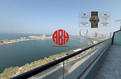 Apartment - 2 Bedrooms - 4 Bathrooms for rent in Lusail Marina Heights - Marina District - Lusail