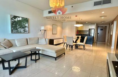 Apartment - 2 - 3 for rent in Lusail Marina Heights - Marina District - Lusail