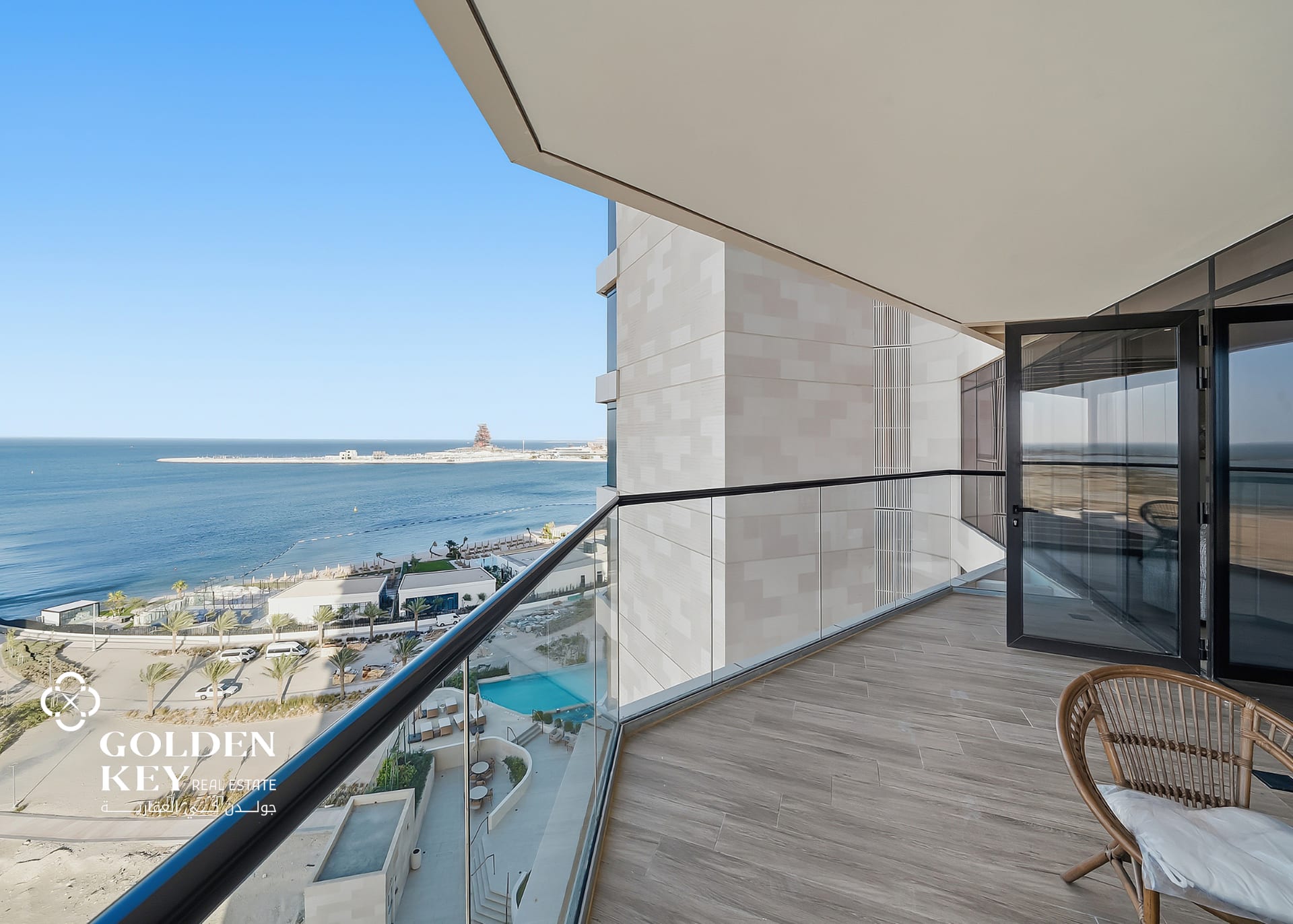 الفواتير المدرجة | 2BR في الواجهة المائية