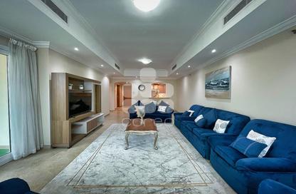 Apartment - 2 Bedrooms - 2 Bathrooms for rent in East Porto Drive - Porto Arabia - The Pearl Island - Doha