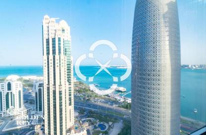 Office Space - Studio - 2 Bathrooms for sale in West Bay Tower - West Bay - West Bay - Doha