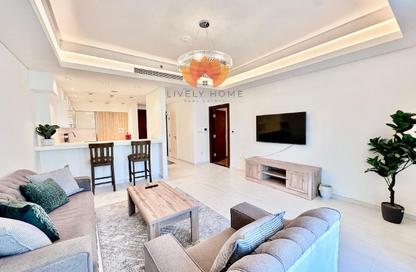 Apartment - 1 Bedroom - 2 Bathrooms for rent in Crystal Residence - Gewan Island - The Pearl Island - Doha