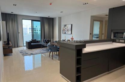 Apartment - 1 Bedroom - 2 Bathrooms for rent in Lusail Marina Heights - Marina District - Lusail Apartment - 1 Bedroom - 2 Bathrooms for rent in Lusail Marina Heights - Marina District - Lusail