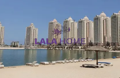 (بنتهاوس  (روف - 3 غرف نوم - 5 حمامات للايجار في فيفا سنترال - فيفا بحرية - جزيرة اللؤلؤة - الدوحة