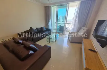 Apartment - 2 Bedrooms - 3 Bathrooms for rent in Viva West - Viva Bahriyah - The Pearl Island - Doha