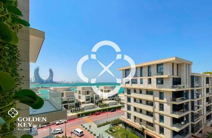 شقة - غرفة نوم - 2 حمامات للايجار في كريستال ريزيدنس - جزيرة جيوان - جزيرة اللؤلؤة - الدوحة