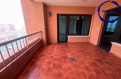 Apartment - 2 Bedrooms - 3 Bathrooms for rent in East Porto Drive - Porto Arabia - The Pearl Island - Doha