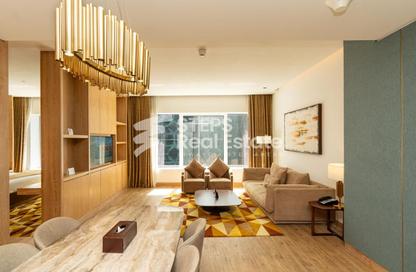 Apartment - 2 Bedrooms - 3 Bathrooms for rent in The Bentley Luxury Hotel  and  Suites - West Bay - Doha