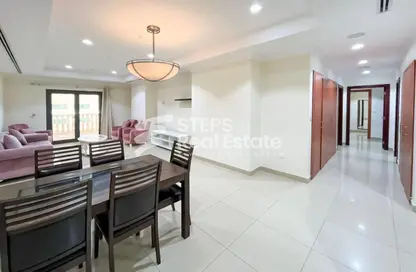 Apartment - 2 Bedrooms - 3 Bathrooms for rent in East Porto Drive - Porto Arabia - The Pearl Island - Doha