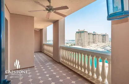 Apartment - 2 Bedrooms - 3 Bathrooms for rent in East Porto Drive - Porto Arabia - The Pearl Island - Doha