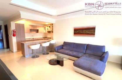 Apartment - Studio - 1 Bathroom for rent in Tower 15 - Porto Arabia - The Pearl Island - Doha