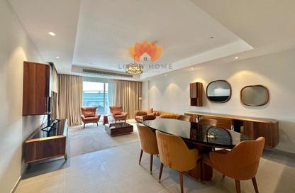 Apartment - 2 Bedrooms - 2 Bathrooms for rent in Marina Tower 02 - Marina District - Lusail