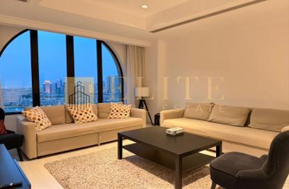 Apartment - 1 Bedroom - 2 Bathrooms for rent in East Porto Drive - Porto Arabia - The Pearl Island - Doha