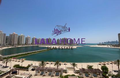 Apartment - Studio - 1 Bathroom for rent in Viva West - Viva Bahriyah - The Pearl Island - Doha