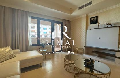 Apartment - 1 Bedroom - 2 Bathrooms for rent in East Porto Drive - Porto Arabia - The Pearl Island - Doha