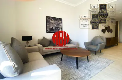Apartment - 2 Bedrooms - 3 Bathrooms for rent in Marina Tower 27 - Marina District - Lusail Apartment - 2 Bedrooms - 3 Bathrooms for rent in Marina Tower 27 - Marina District - Lusail