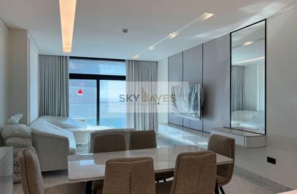 Apartment - 2 Bedrooms - 3 Bathrooms for rent in Lusail Marina Heights - Marina District - Lusail