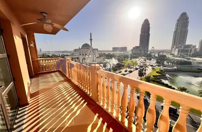 Apartment - 1 Bedroom - 2 Bathrooms for rent in East Porto Drive - Porto Arabia - The Pearl Island - Doha