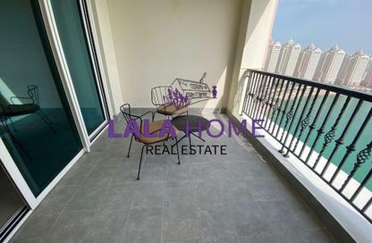 Apartment - Studio - 1 Bathroom for rent in Viva West - Viva Bahriyah - The Pearl Island - Doha