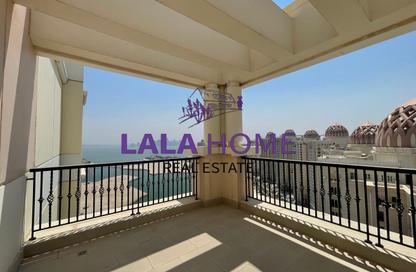 Apartment - 3 Bedrooms - 4 Bathrooms for rent in Viva Central - Viva Bahriyah - The Pearl Island - Doha