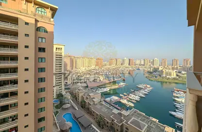 Apartment - 2 Bedrooms - 3 Bathrooms for sale in West Porto Drive - Porto Arabia - The Pearl Island - Doha Apartment - 2 Bedrooms - 3 Bathrooms for sale in West Porto Drive - Porto Arabia - The Pearl Island - Doha